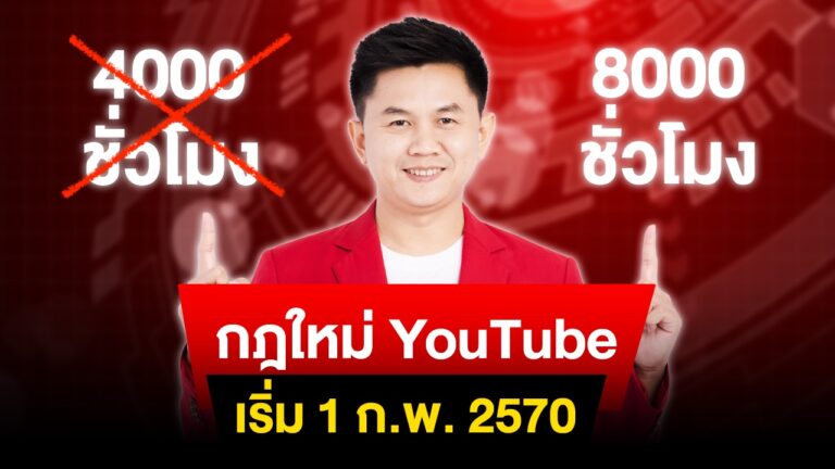 กฎการสร้างรายได้ YouTube