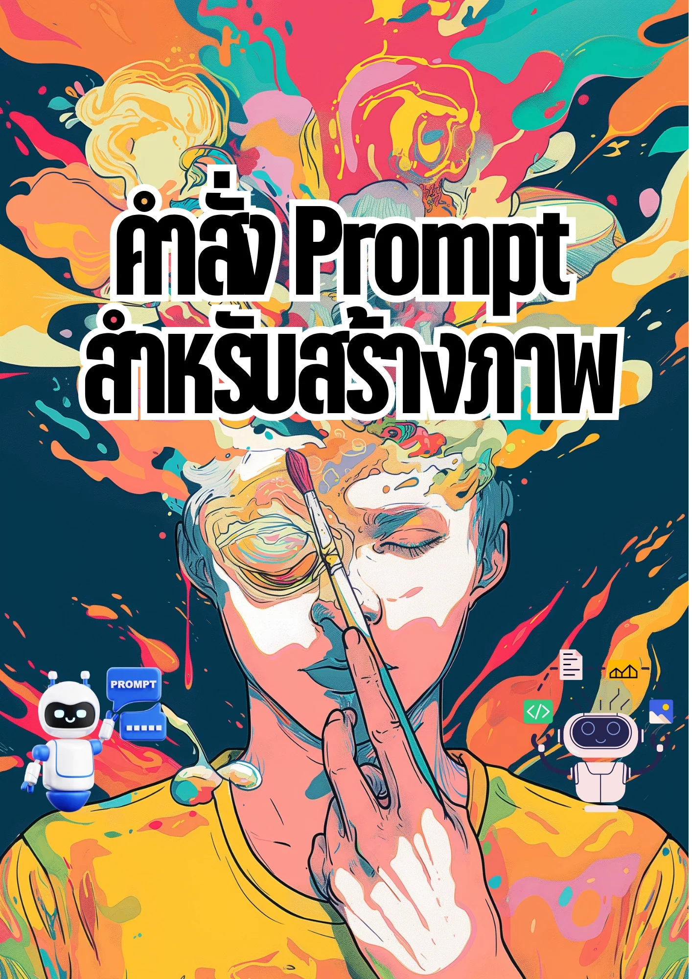 คำสั่ง Prompt สำหรับสร้างภาพ