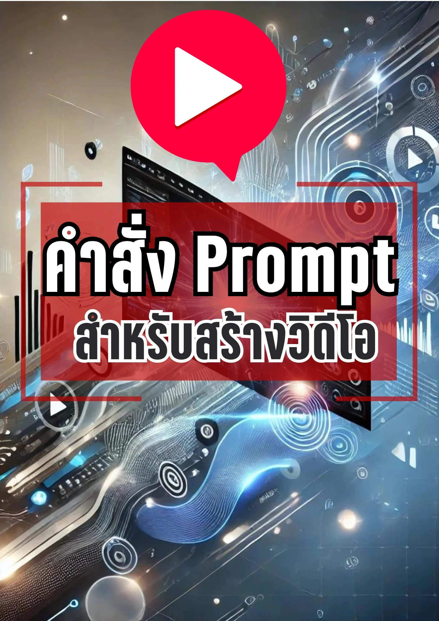 คำสั่ง Prompt สำหรับสร้างวิดีโอ